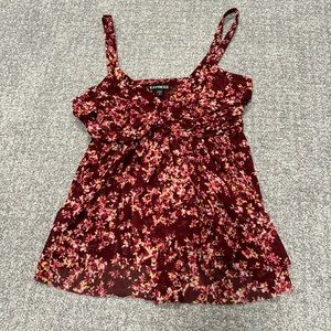 Floral Express Babydoll Top